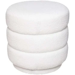 * Poufs>Pouf Bouclette Sinan Vibe Blanc