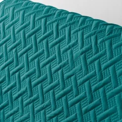 maxibazar Protege Fauteuil Matelasse 165X179Cm Unie Lounge Petrole- Housse De Chaise Et Canape