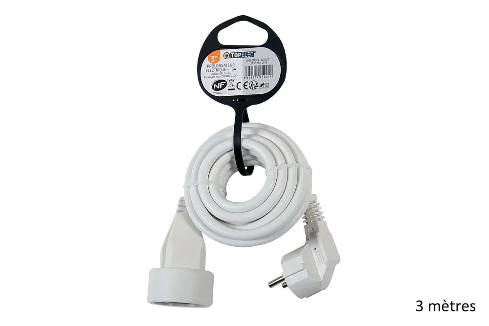 Prises Et Rallonges|* Rallonge 16A Avec Terre 3 Metres