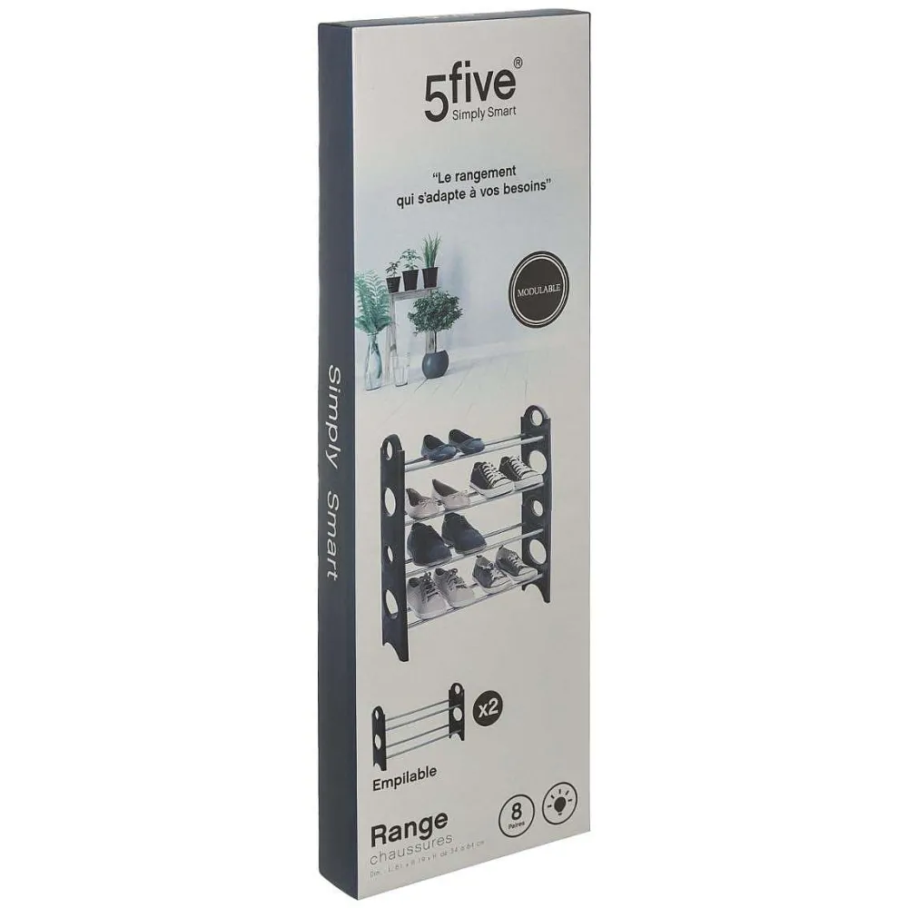 Five Meuble D'Appoint>Range Chaussures X2 8 Paires