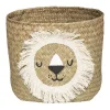 maxibazar Rangement Bac Tete Lion D.25X21Cm- Petits Rangements