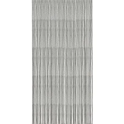 * Rideaux De Porte>Rideau De Porte Coton Polyester Corde Tressee 90X200Cm Gris