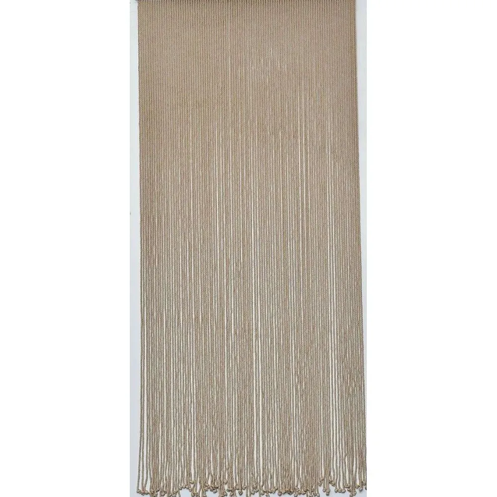* Rideaux De Porte>Rideau De Porte Coton Polyester Ficelle Tressee 90X200 Jute