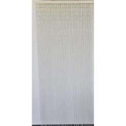 * Rideaux De Porte>Rideau De Porte Stick Bambou 90 X 200 Cm Blanc