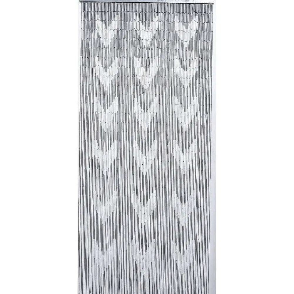 * Rideaux De Porte>Rideau De Porte Sticks Bambou Imp Chevron 90X200 Cm Gris
