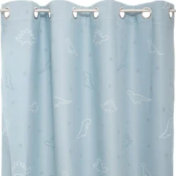 Atmosphera Rideau Occultant Glow Dino 140X250Cm- Voilage Et Rideau Enfant