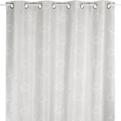 Atmosphera Rideau Occultant Phosphorescent Gris- Voilage Et Rideau Enfant