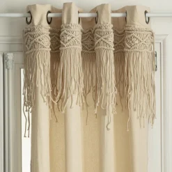 Atmosphera Rideau Rituality En Macrame 140X260Cm- Textile Deco