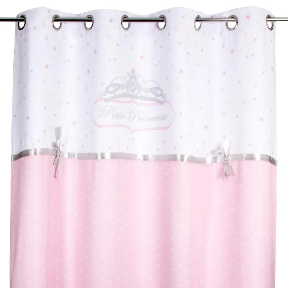 Atmosphera Rideau 140X260 Princesse Ruban- Voilage Et Rideau Enfant