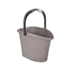 Menage|* Seau Plastique Avec Anse 15L Taupe