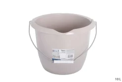 Menage|* Seau Plastique 10L Grege