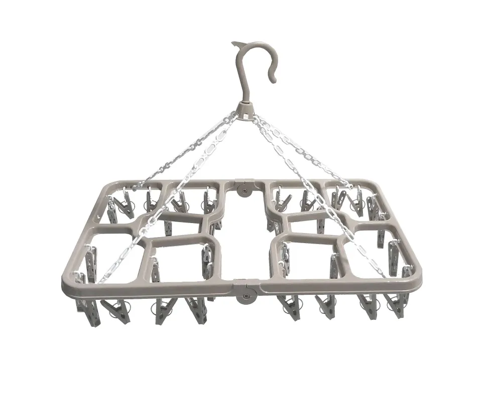 Soin Du Linge|* Sechoir Rectangle Avec 36 Pinces A Linge