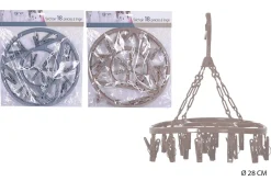 Soin Du Linge|* Sechoir Rond Avec 18 Pinces A Linge