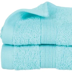 Atmosphera Serviette 450Gr Aqua 30X50Cm- Eponge 450G
