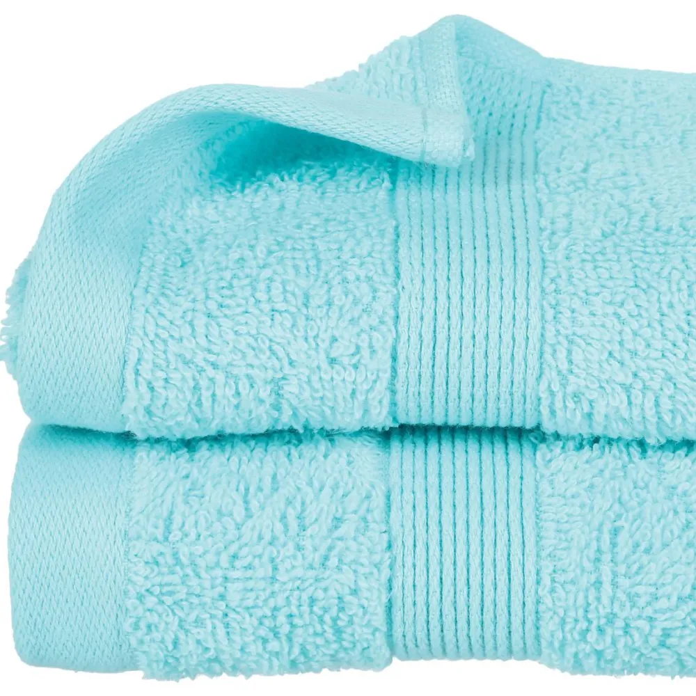 Atmosphera Serviette 450Gr Aqua 30X50Cm- Eponge 450G