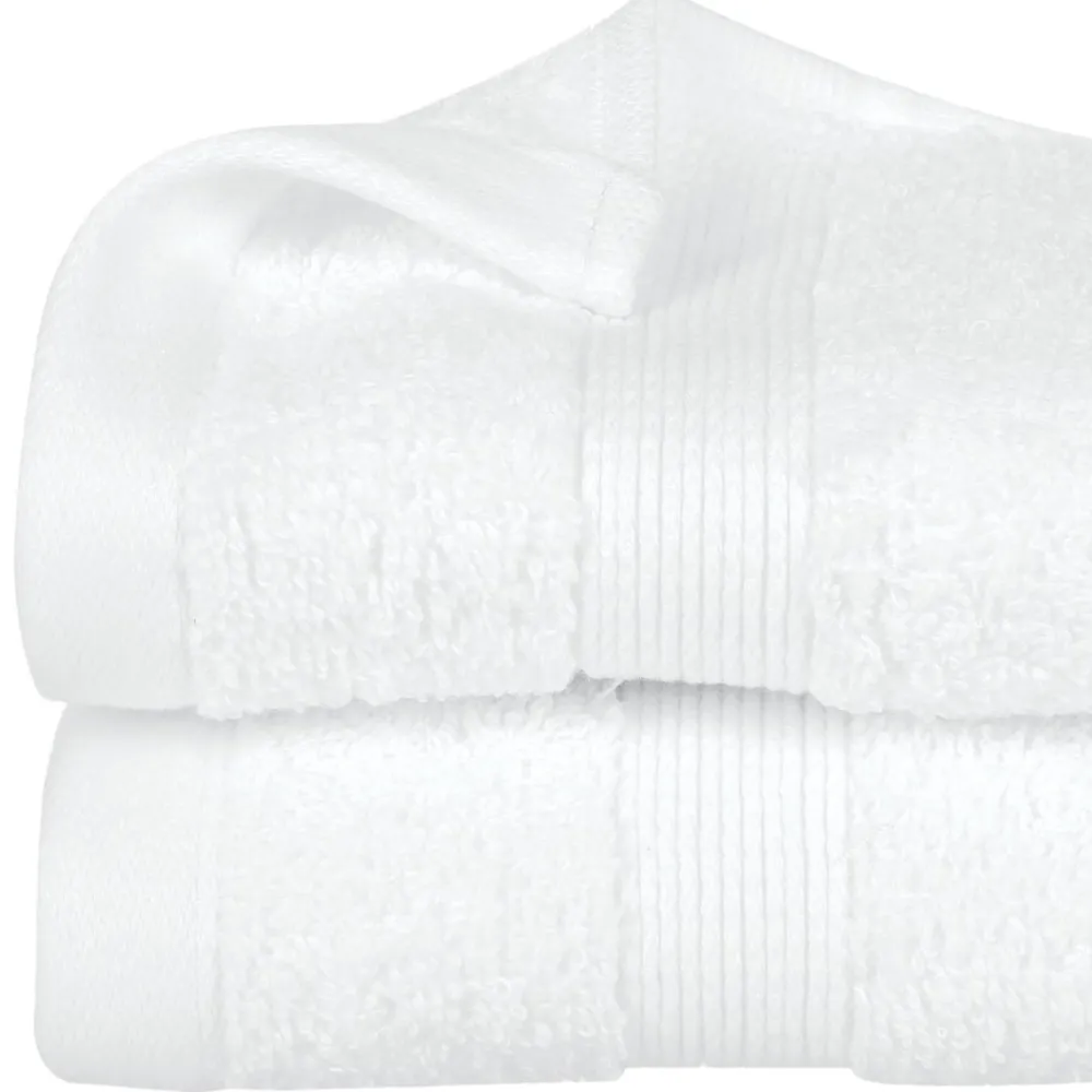 Atmosphera Serviette 450Gr Blanc 30X50Cm- Eponge 450G