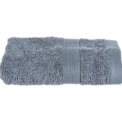 Atmosphera Serviette 450Gr Gris Fonce 30X50Cm- Eponge 450G