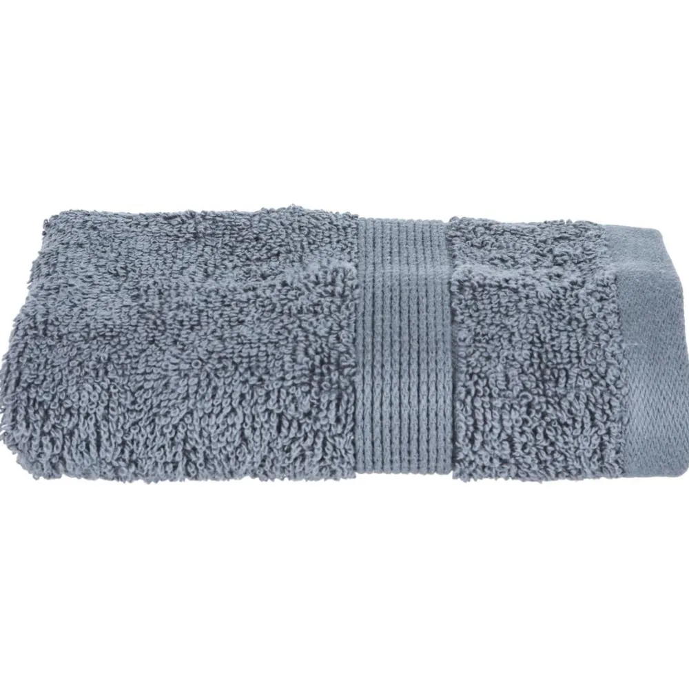 Atmosphera Serviette 450Gr Gris Fonce 30X50Cm- Eponge 450G