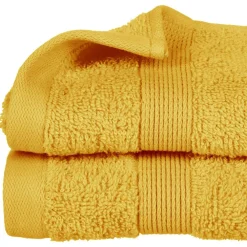 Atmosphera Serviette 450Gr Ocre 30X50Cm- Eponge 450G