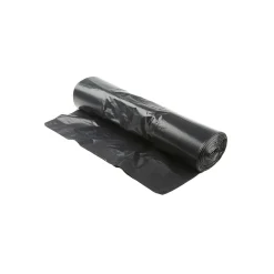 Menage|* Set 10 Sacs Poubelle 50L Plastique Liens Coulissants Noir