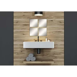 Miroirs De Dressing|* Set De 4 Miroirs Carres 20X20Cm 2Mm Uni