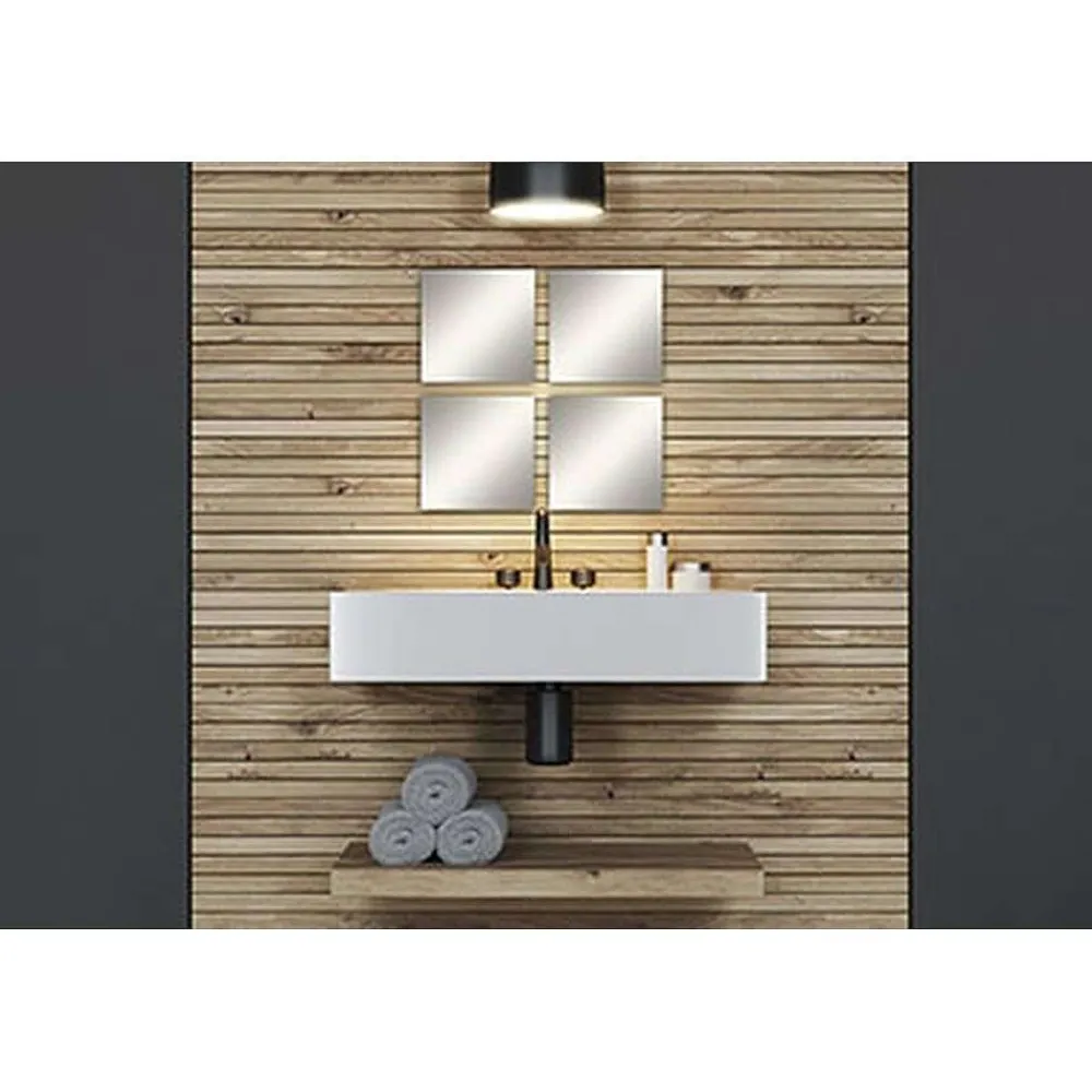 Miroirs De Dressing|* Set De 4 Miroirs Carres 20X20Cm 2Mm Uni