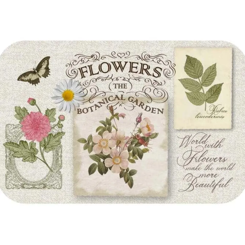 maxibazar Set De Table 28.5X44 Cm Opaque Les Fleurs- Sets De Table Et Chemins De Table