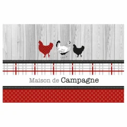 maxibazar Set De Table 28.5X43.5Cm Pvc Auberge- Sets De Table Et Chemins De Table