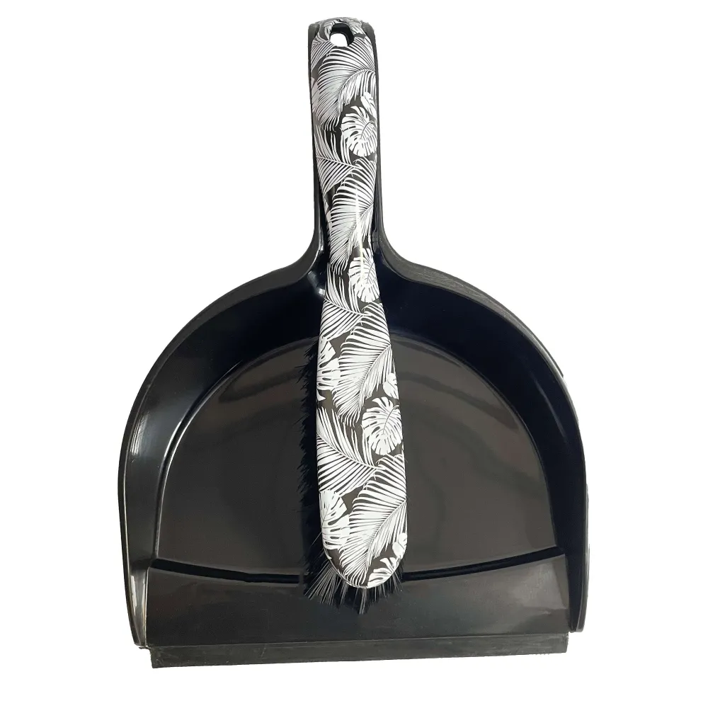 Menage|* Set Pelle Et Balayette Décor Feuillage