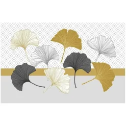 maxibazar Set Table 28.5X43.5Cm Coquetterie Or- Sets De Table Et Chemins De Table