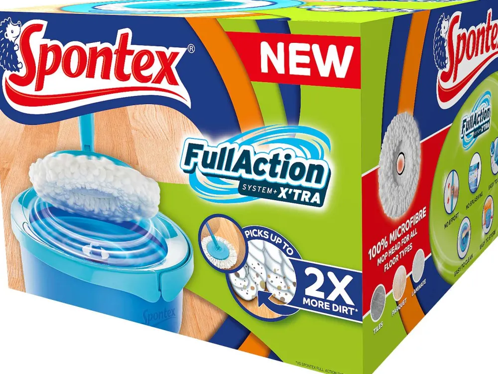 Menage|* Spontex Kit Balai Full Action Xtra Avec 1 Recharge