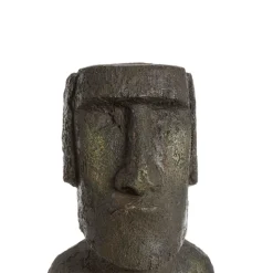 Atmosphera Statue Ile Paques Resine H.40Cm- Objets De Decoration