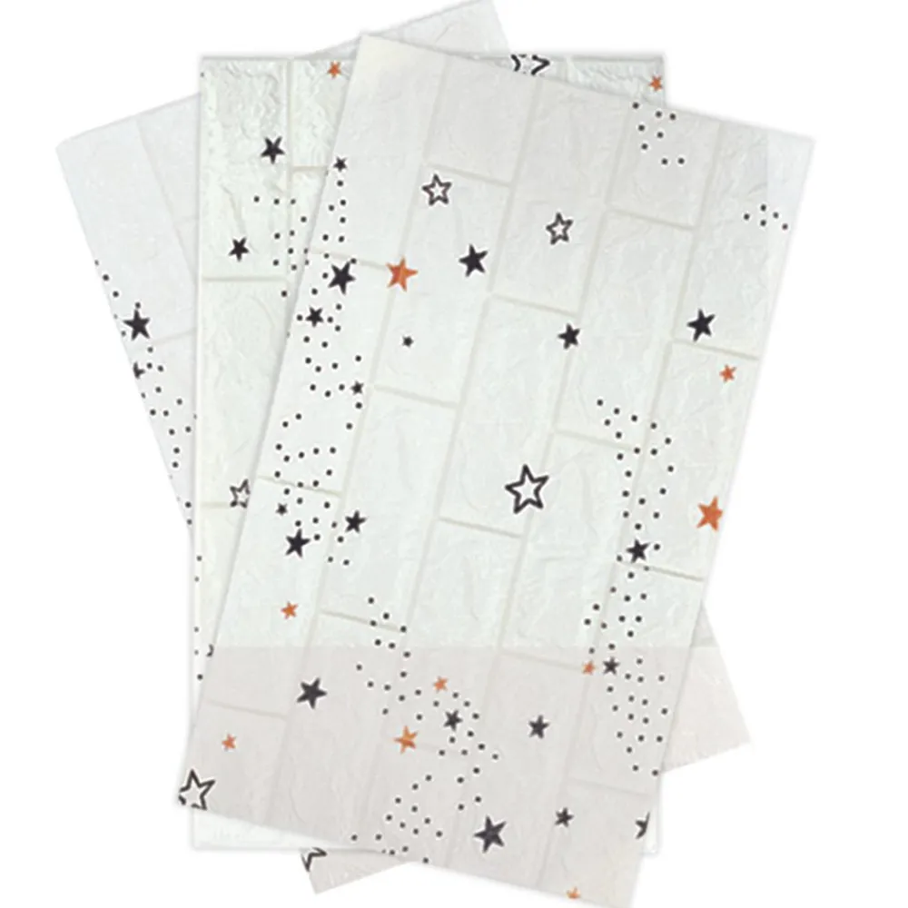 maxibazar Sticker Brique X3 A Motifs 70X39X0.5Cm- Stickers