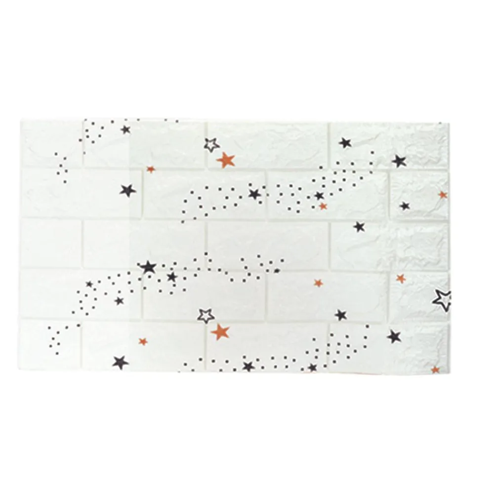 maxibazar Sticker Brique X3 A Motifs 70X39X0.5Cm- Stickers