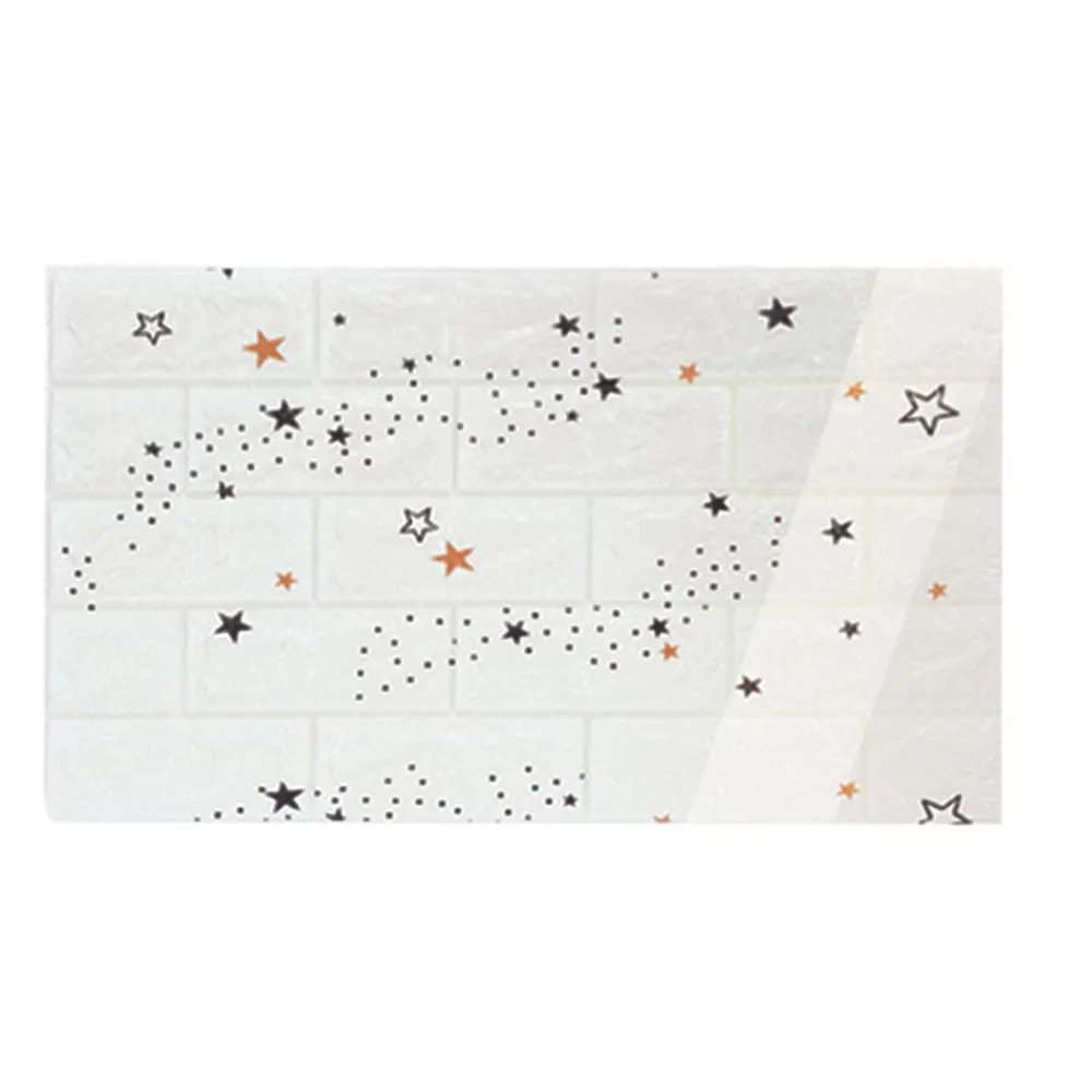 maxibazar Sticker Brique X3 A Motifs 70X39X0.5Cm- Stickers