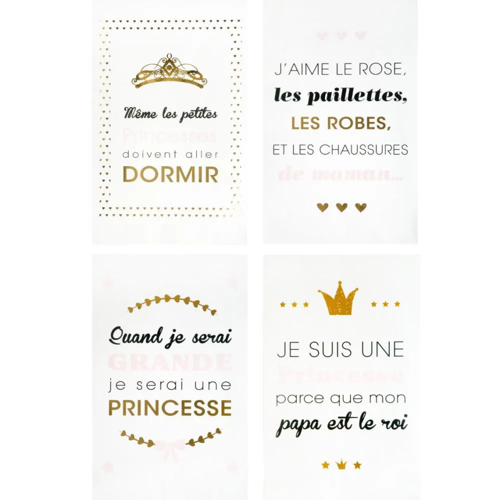 Atmosphera Sticker Kids Demoiselle 50X32Cm- Decorations Murales