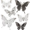Atmosphera Sticker Relief Papillon X6 Pieces- Stickers