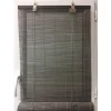 maxibazar Store Enrouleur Baguettes Bambou 200X200Cm Gris- Stores