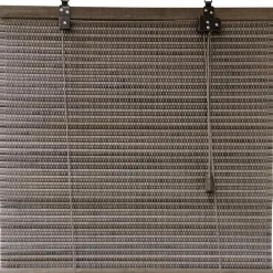 maxibazar Store Enrouleur Lattes Bambou 120X180Cm Gris- Stores