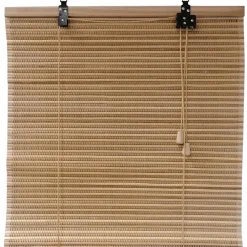 maxibazar Store Enrouleur Lattes Bambou 90X180Cm Naturel Beige- Stores
