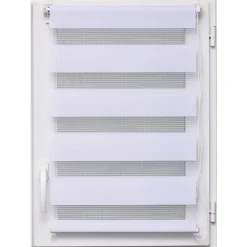 maxibazar Store Enrouleur Lumiere Nuit 120X180Cm Blanc- Stores