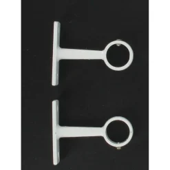 maxibazar Support Court X 2 D16 Blanc- Accessoires De Penderie