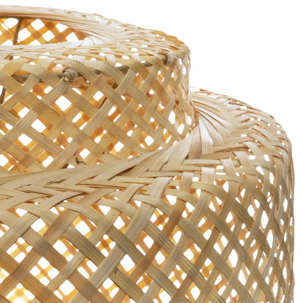 Atmosphera Suspension Bambou Liby Naturel D.40Cm- Lustres Et Suspensions