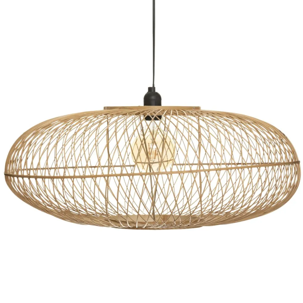 Atmosphera Suspension Bambou Loren Naturel D.60Cm- Lustres Et Suspensions