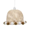 Atmosphera Suspension Bambou Pompons- Luminaires Enfant