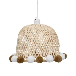 Atmosphera Suspension Bambou Pompons- Luminaires Enfant