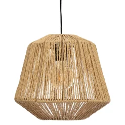 Atmosphera Suspension Corde Ethnique Jily D.30X26Cm- Lustres Et Suspensions