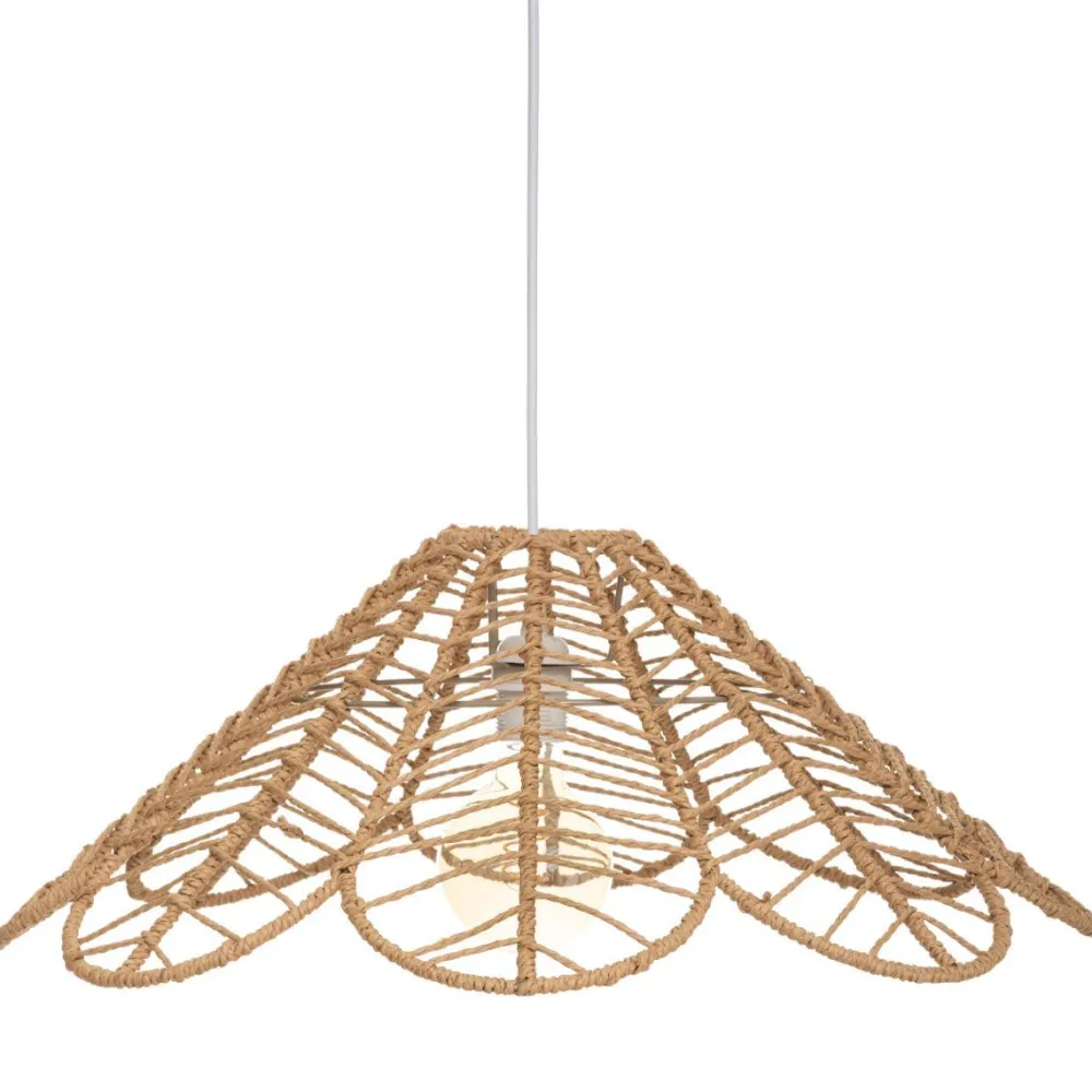 Atmosphera Suspension Corde Folk Naturel D.58Cm- Lustres Et Suspensions