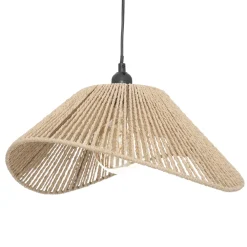 maxibazar Suspension Corde Myha Naturel D.45Cm- Lustres Et Suspensions