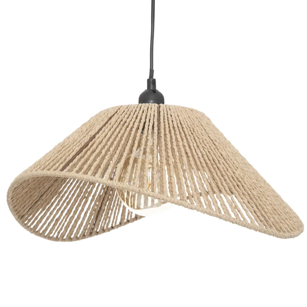 maxibazar Suspension Corde Myha Naturel D.45Cm- Lustres Et Suspensions
